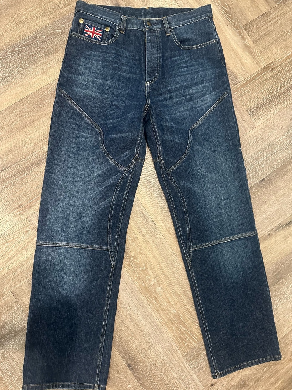 Triumph Men’s Dark Blue Straight Jeans